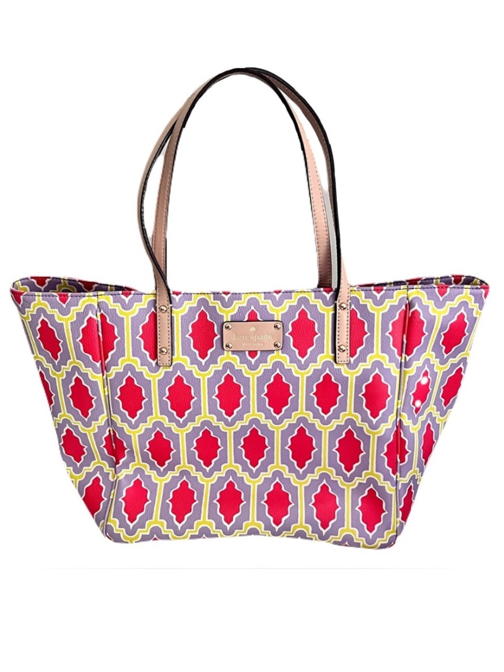 Kate Spade Multicolor ‘Michelle Cabana Tile’ Adjustable Tote Bag